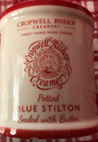 Potted Blue Stilton Sealed with Butter