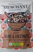 Spiced Grain and Chestnuts with Wild Rice and Cranberries
