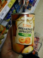 Breakfast apricots in juice