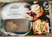 All Butter Pastry Mince Pies with Brandy & Port