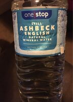 Still Ashbeck English Natural Mineral Water