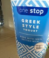 Greek style yogurt