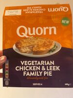Vegetarian Chicken And Leek Family Pie