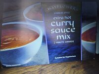 Extra hot curry sauce mix