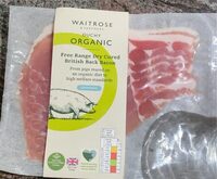 Organic Free Range Dry Cured British Back Bacon