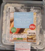 Deli style reduced fat coleslaw