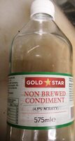 Gold star non brewed vinegar