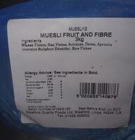 Muesli Fruit and Fibre