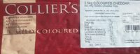 Coloured cheddar