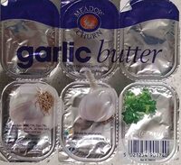 ADOW CHURN garlic butter utter blended with onion,
