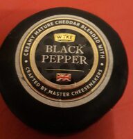 Fromage Cheddar au poivre noir moulu
