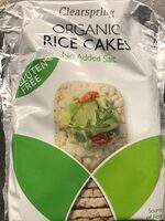 Organic rice cakes