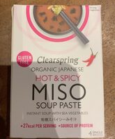 Miso soup paste hot & spicy