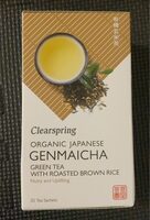 Organic Japanese Genmaicha Green Tea with Roasted Brown Rice