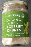 Organic young jackfruit chunks
