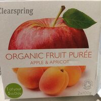 Organic Fruit Purée - Apple & Apricot