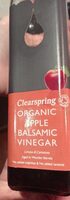 Organic vinagre balsámico de manzana ecológico