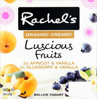 Rachel's Luscious Fruits and Vanilla Yogurts