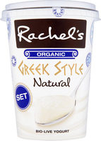 Organic Greek Style Set Natural Bio-Live Yogurt