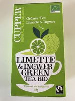 Organic Lime & Ginger Green Tea