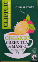 Organic green tea & mango