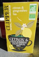 Citron et gingembre infusion bio