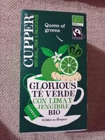 Té verde con lima y jengibre