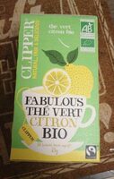 Fabulous thé vert citron bio