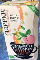 Clipper Chamomile peach organic infusion