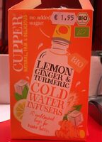 Cold Water Infusers - Lemon, Ginger & Turmeric
