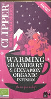 Warming cranberry & cinnamon organic infusion