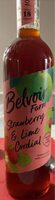 Strawberry and Lime Cordial