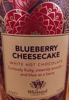 Blueberry cheesecake white hot chocolate