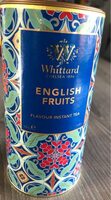 Thé whittard english fruits favour instant tea
