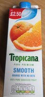 Jus d'orange sans pulpe