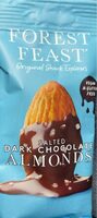 Salted dark chocolate almonds