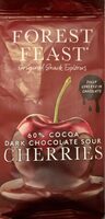Dark chocolate sour cherries