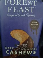 Salted Dark Chocolate Cashews