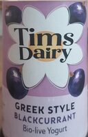 Greek style blackcurrant bio live yogurt