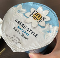 Natural Greek yogurt