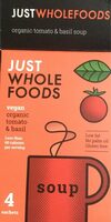 Organic tomato & basil soup