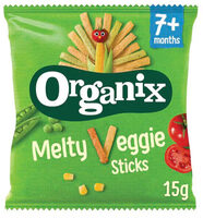 Organix 7+M Melty Veggie Groentesticks
