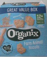 Organix: Goodies Animal Biscuits - 100g
