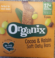 Cocoa raisin softy oaty bar