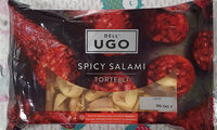 Spicy salami tortelli