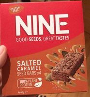Salted Caramel Seed Bars
