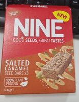 Salted caramel seed bars