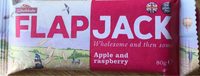 Flapjack æble Og Hindbær - 80 GR - Zacho Food A / S