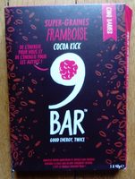 9bar Super Seeds Raspberry Cocoa Kick