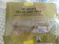 Oat, Raisin & Sicilian Lemon Cookie